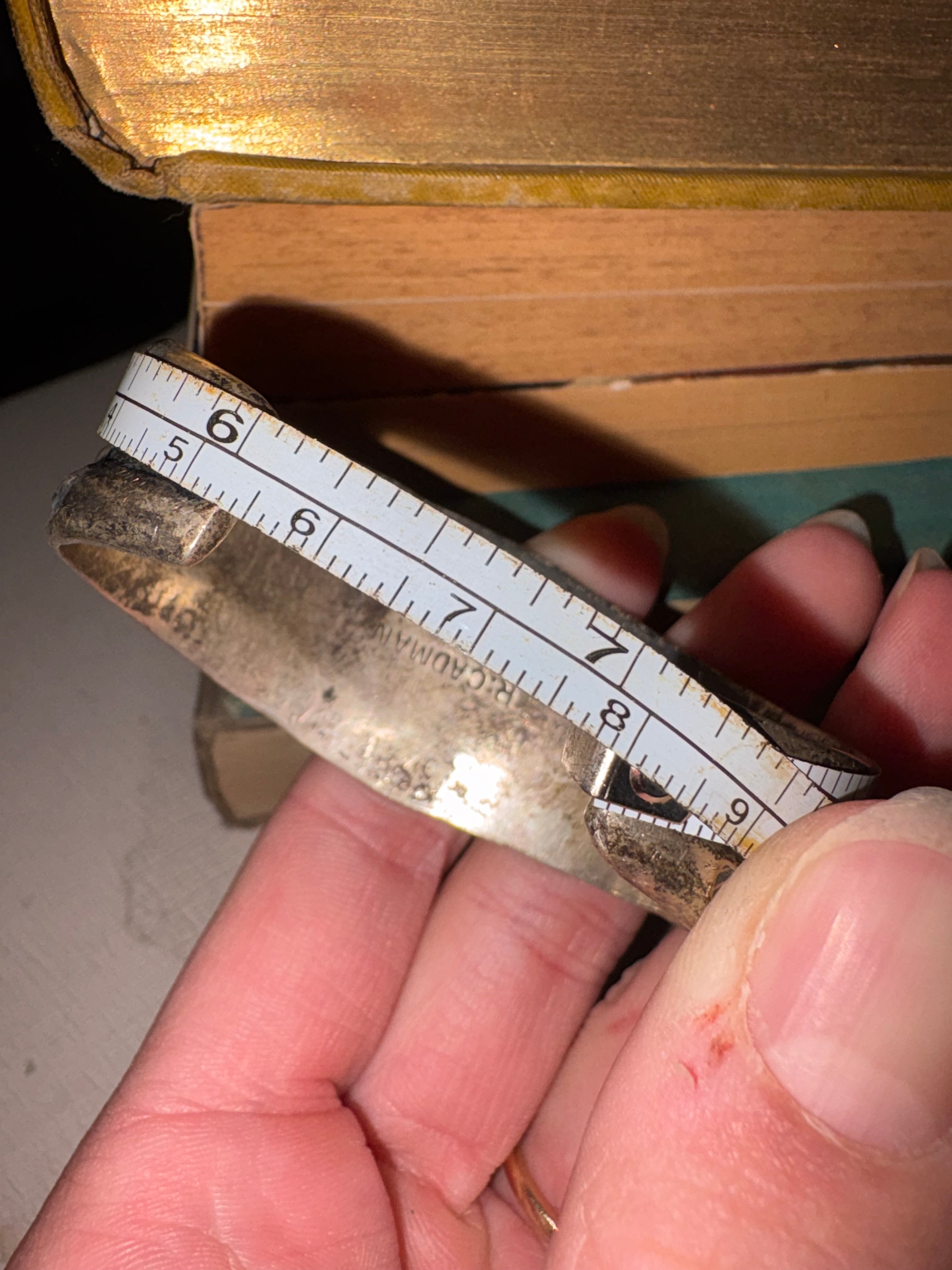 Vintage Navajo Turquoise Cuff