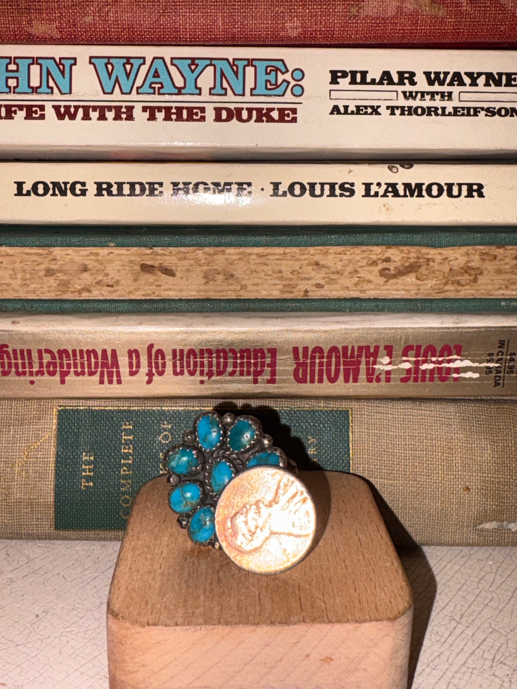 Vintage Zuni Turquoise Ring