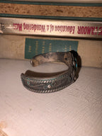 Vintage Navajo Silver & Turquoise Cuff