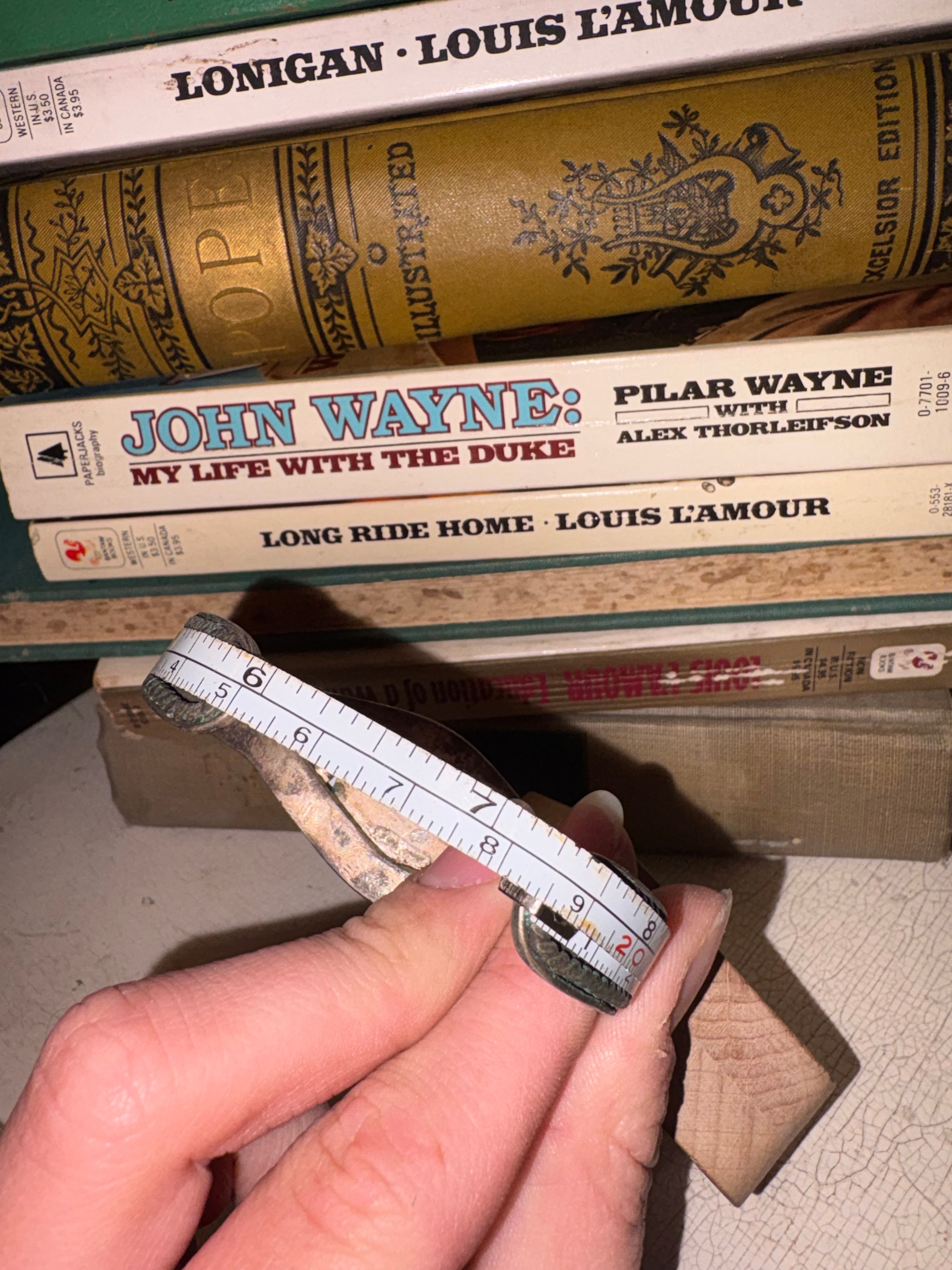 Vintage Navajo Silver & Turquoise Cuff