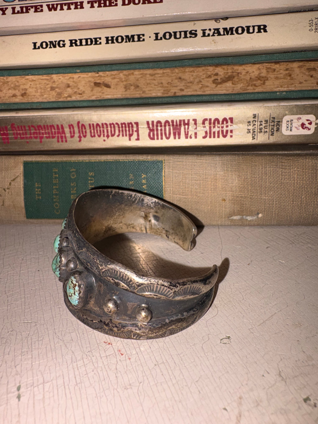 Vintage Navajo Turquoise Cuff