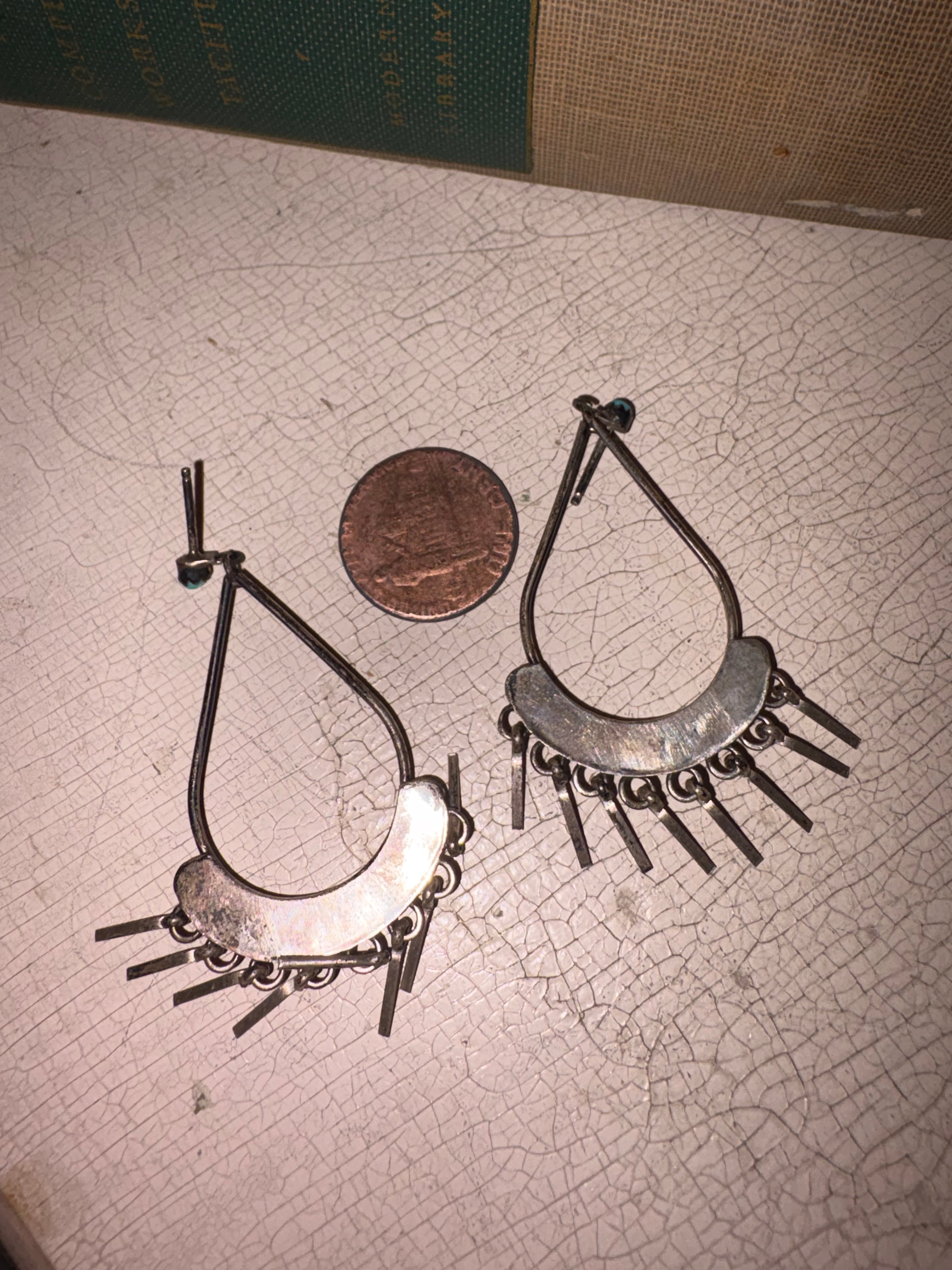 Vintage Zuni Turquoise Earrings