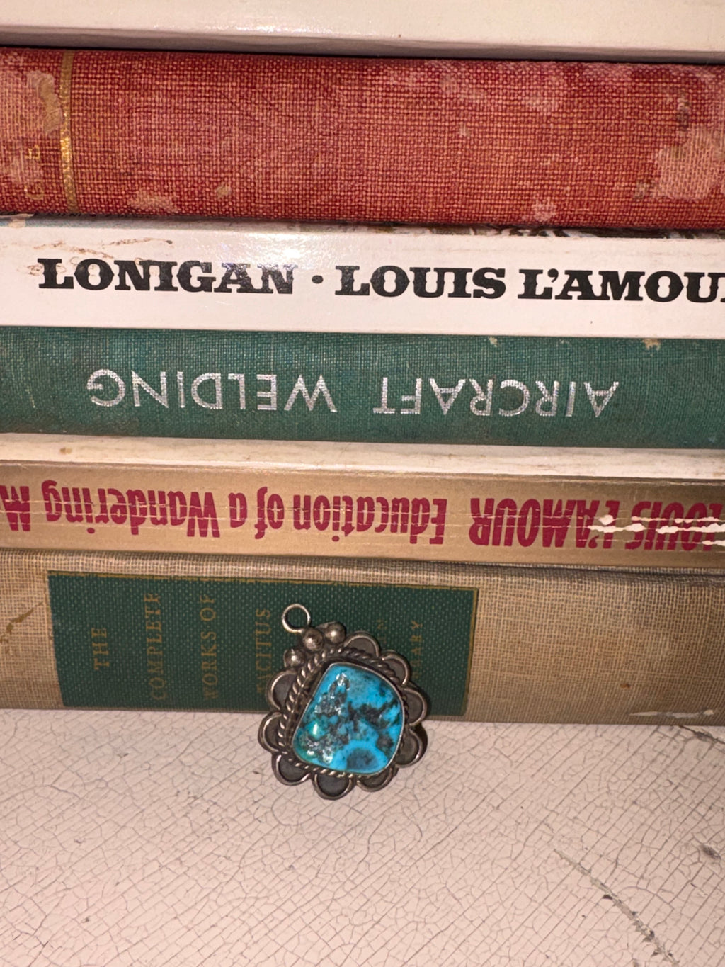 Vintage Navajo Turquoise Pendant