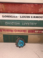 Vintage Navajo Turquoise Pendant