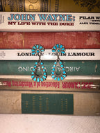 Vintage Zuni Turquoise Earrings