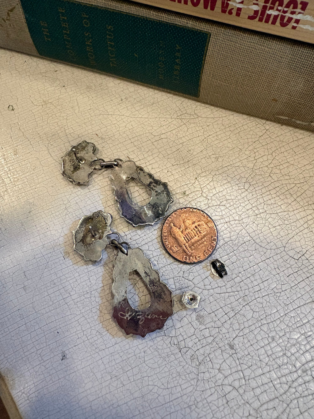 Vintage Zuni Turquoise Earrings