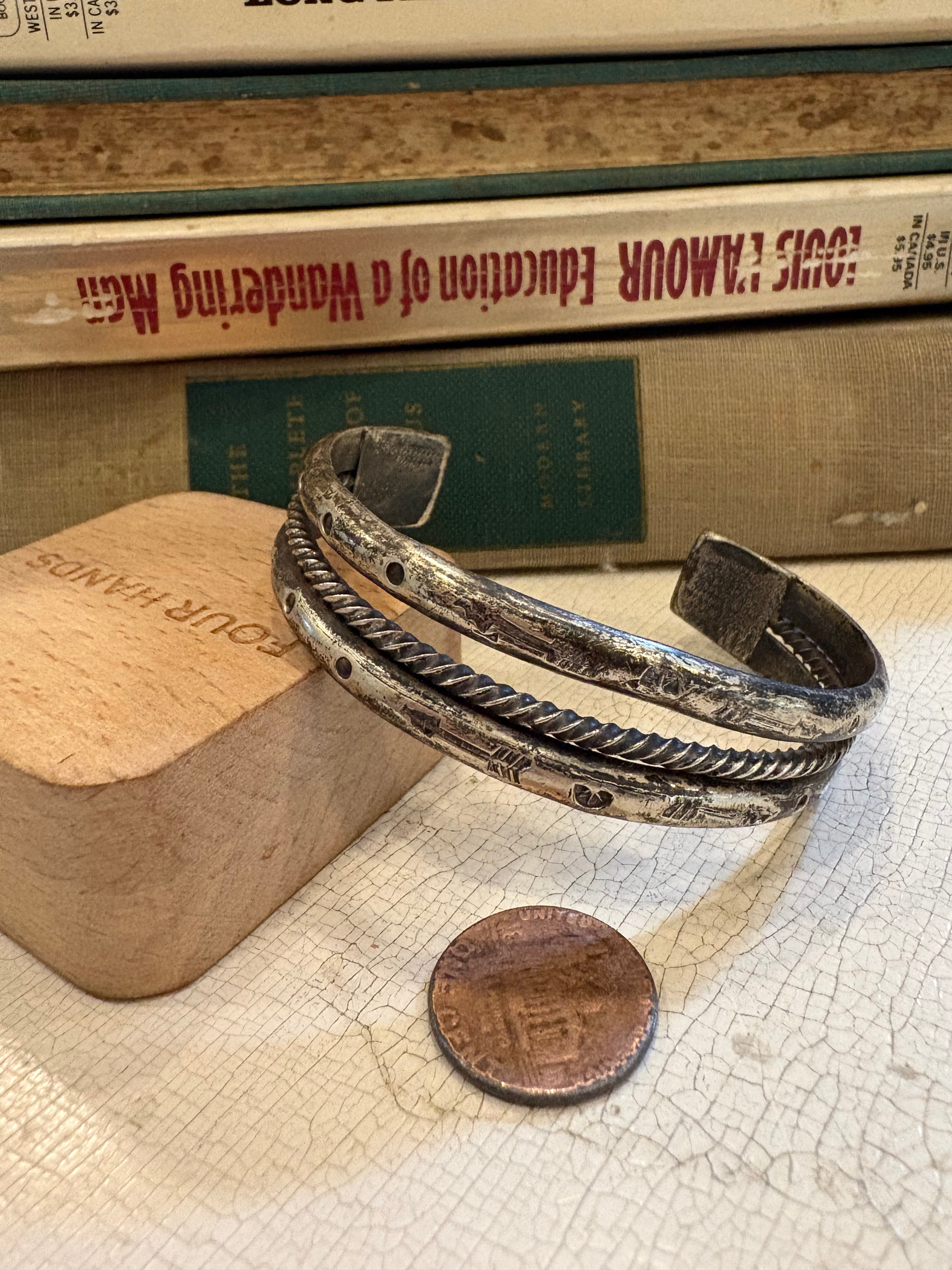Vintage Navajo Silver Cuff