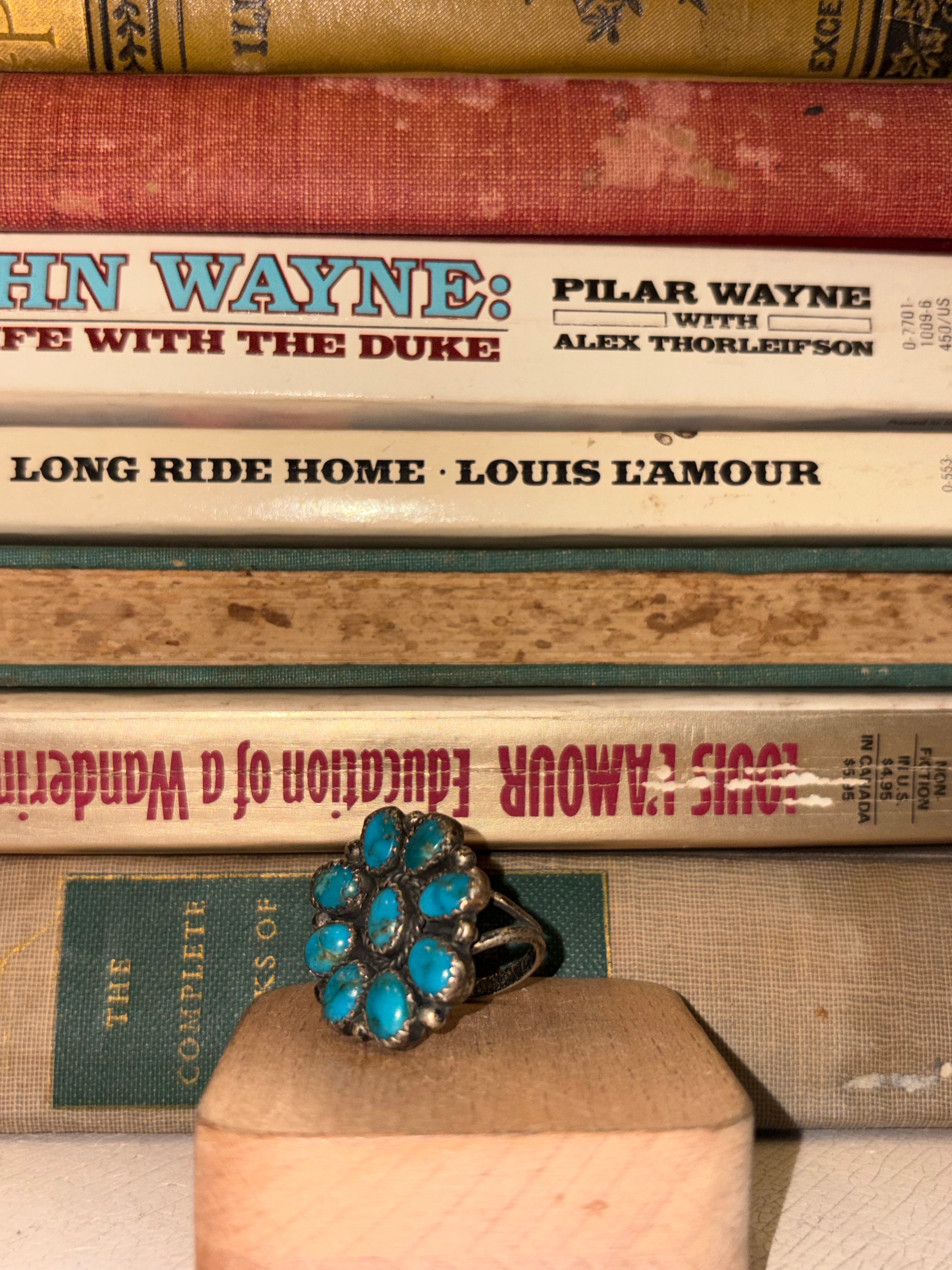 Vintage Zuni Turquoise Ring