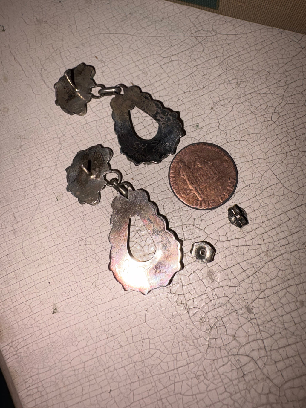 Vintage Zuni Turquoise Earrings