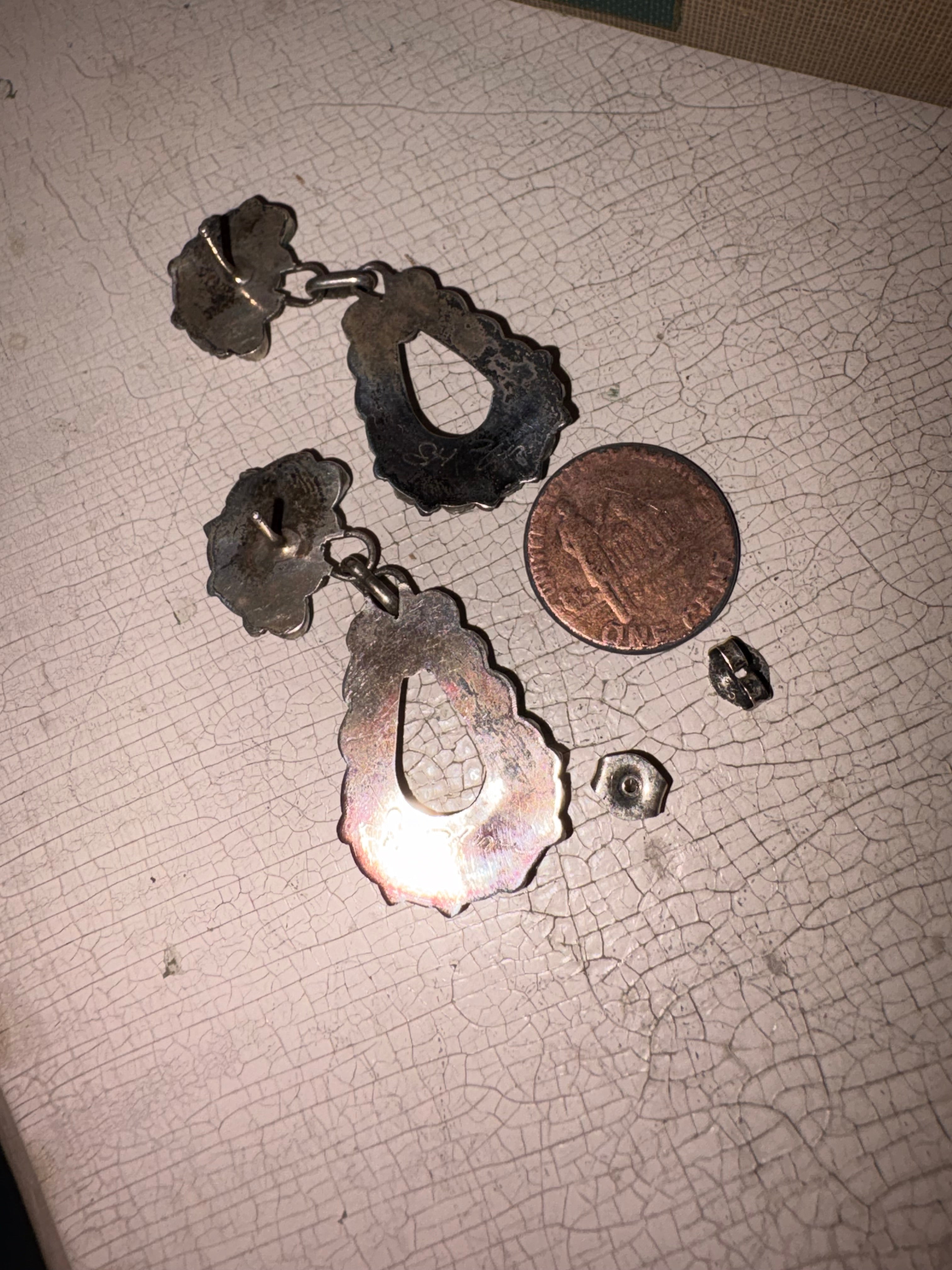 Vintage Zuni Turquoise Earrings