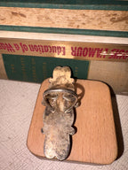 Vintage Navajo Moon Stone & Turquoise Ring