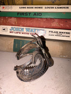 Vintage Navajo Silver & Turquoise Cuff