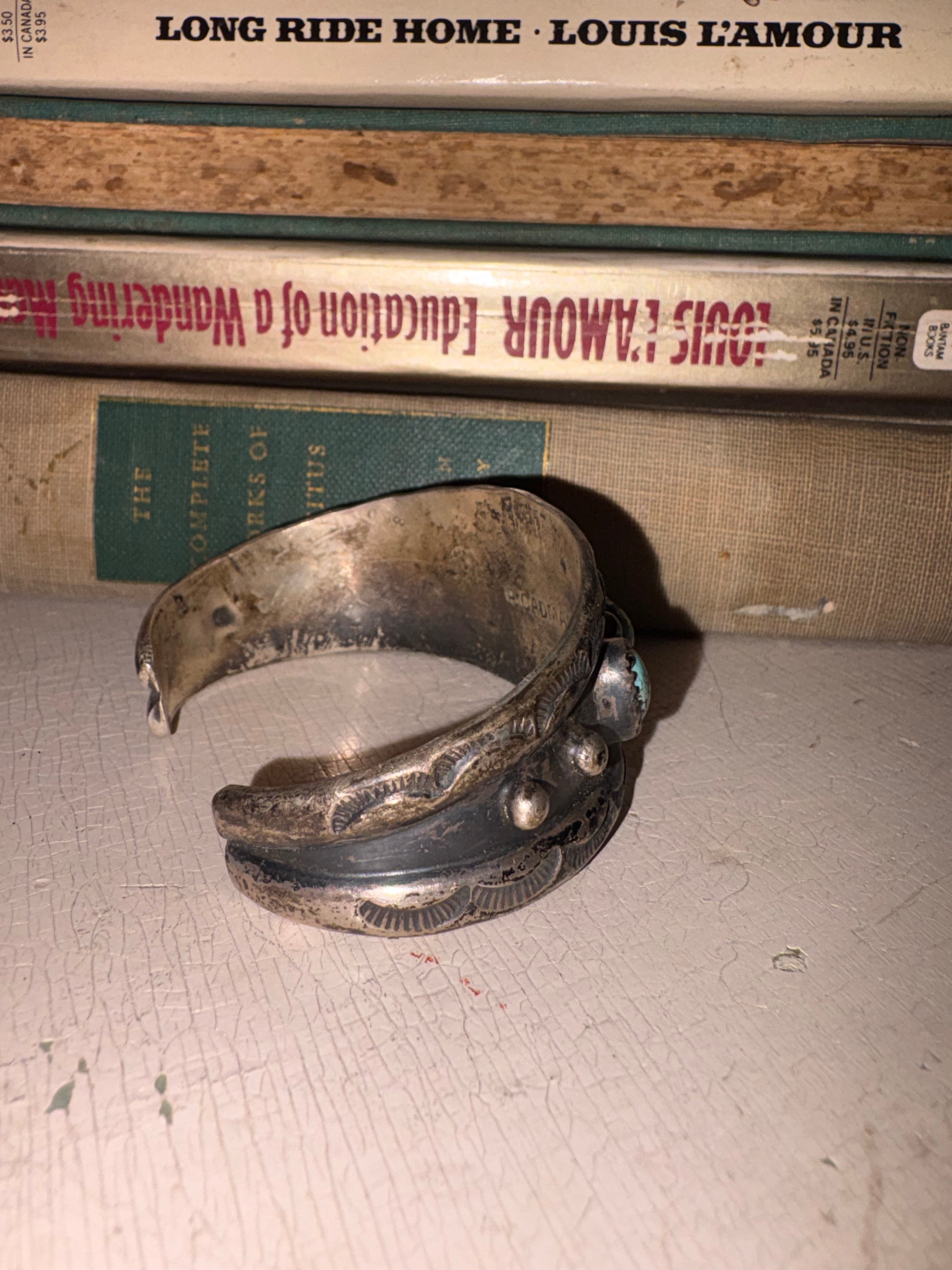 Vintage Navajo Turquoise Cuff