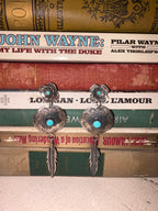 Vintage Navajo Turquoise Earrings
