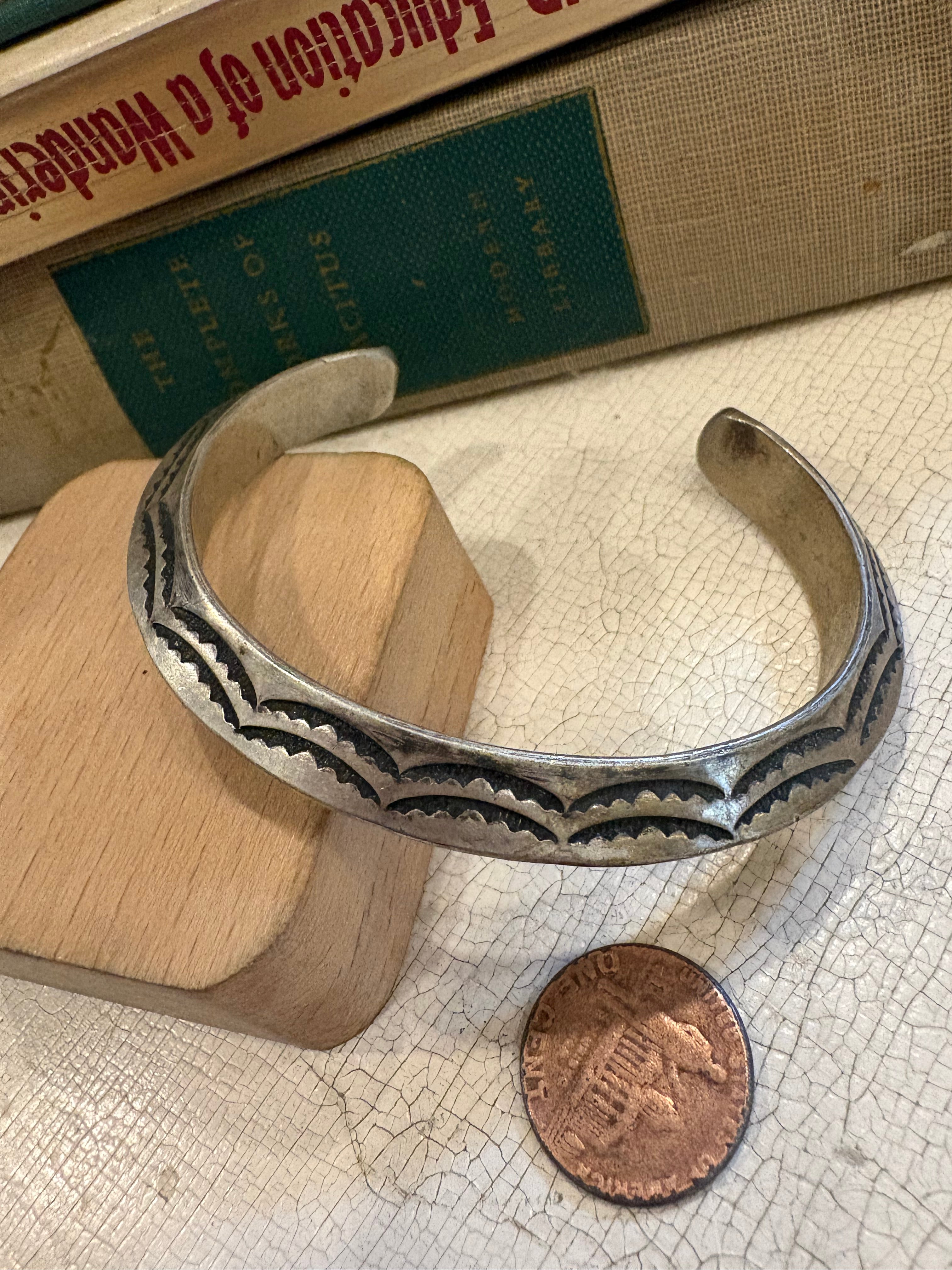 Vintage Navajo Silver Cuff
