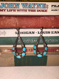 Vintage Navajo Turquoise Earrings