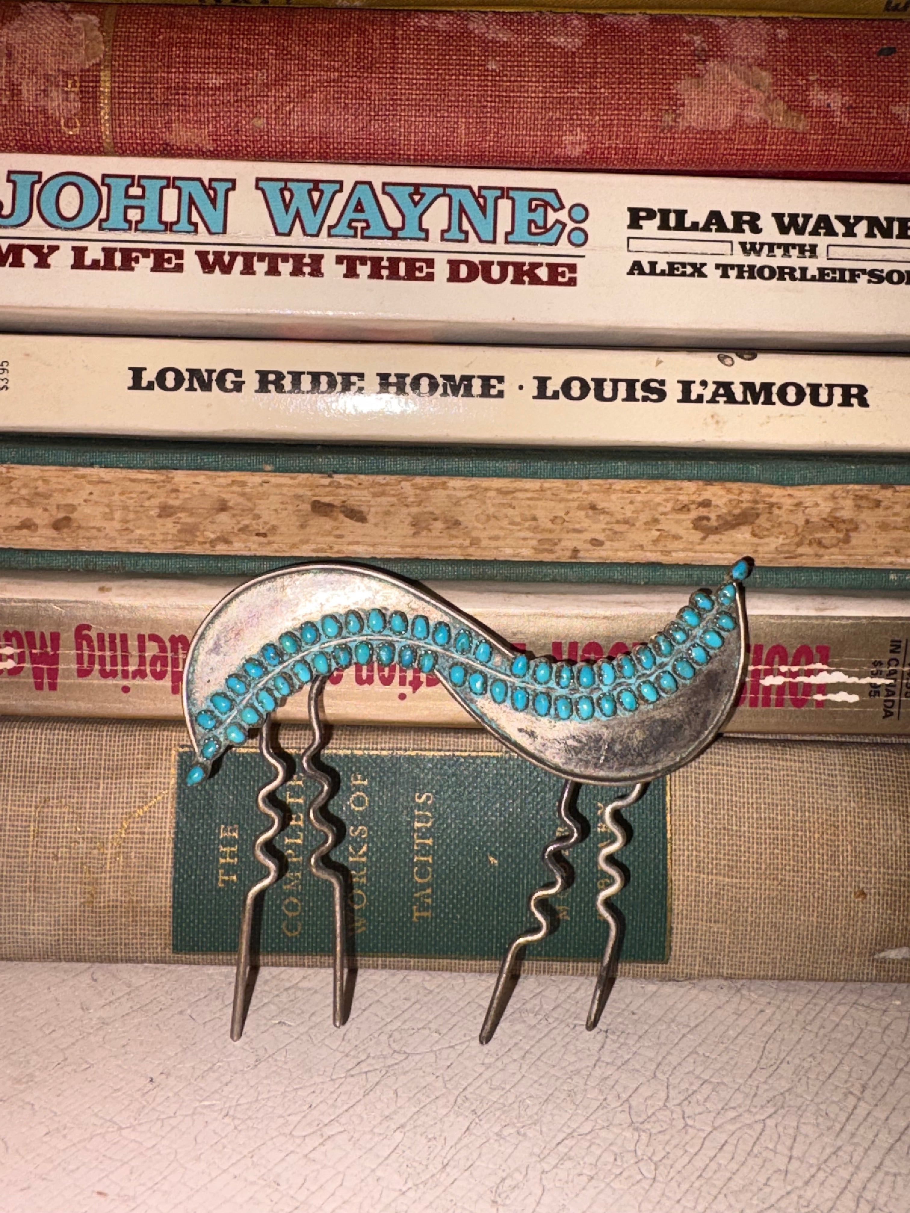 Vintage Turquoise Hair Pin