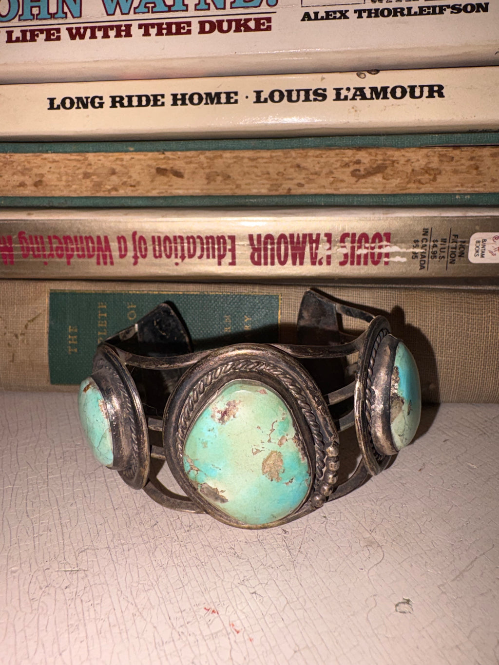 Vintage Navajo Turquoise Cuff