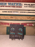 Vintage Zuni Silver and Turquoise earrings