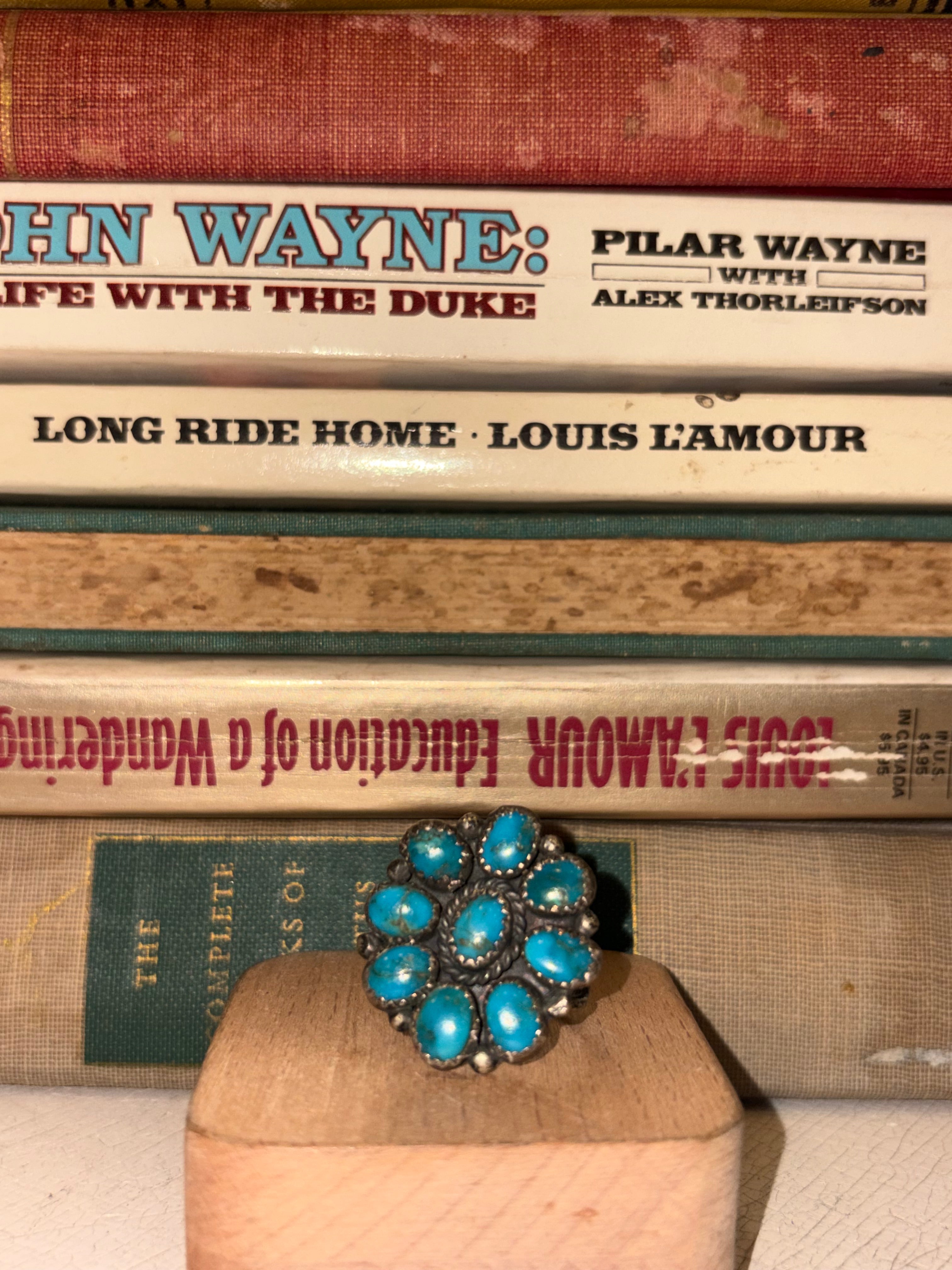 Vintage Zuni Turquoise Ring