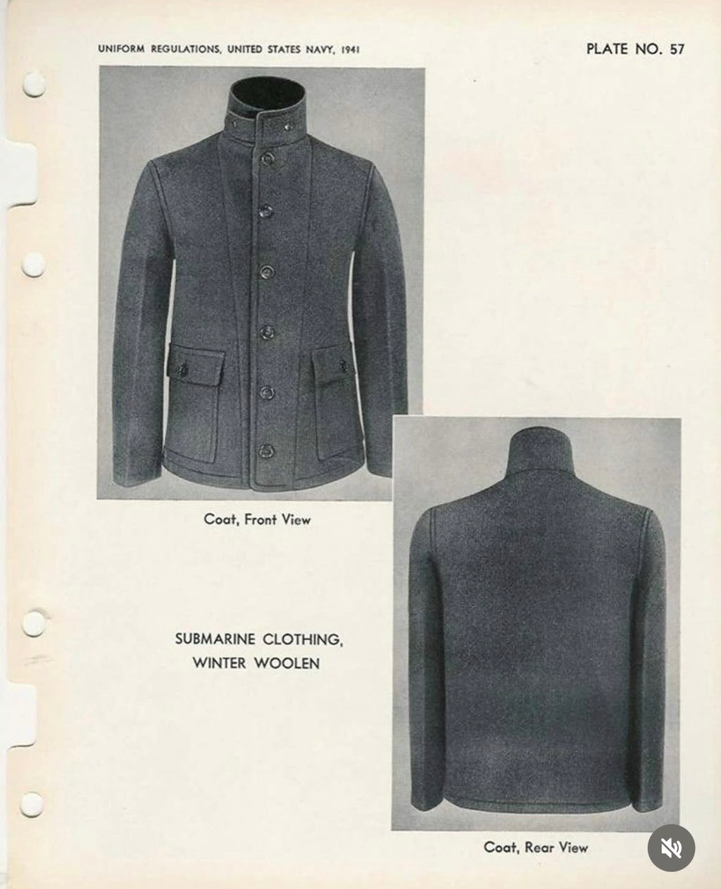 1941-1943 USN Submariner Coat